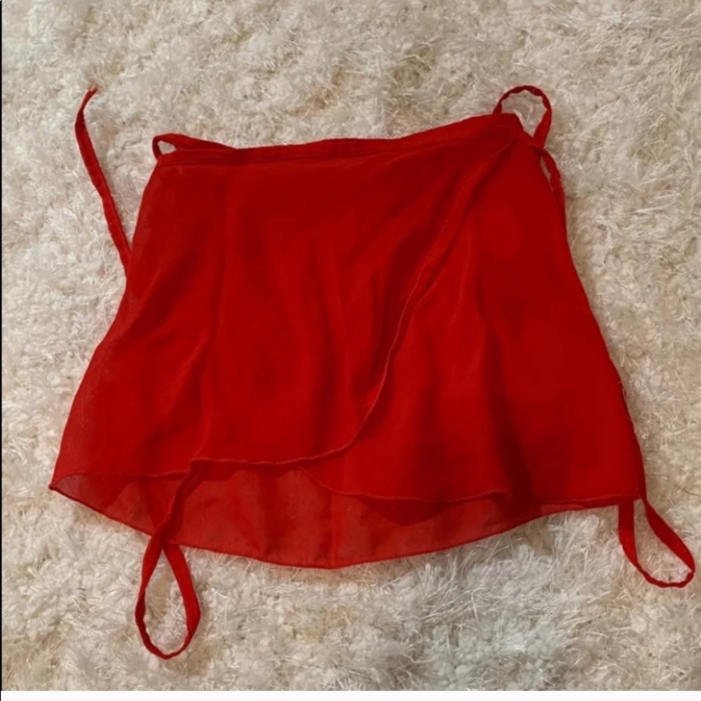 Wrap dance skirt